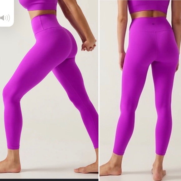 Athleta Pants - Athleta Transcend 7/8 Tight Leggings Jazzy Purple